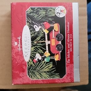 The Mickey and Minnie Hallmark Handcar